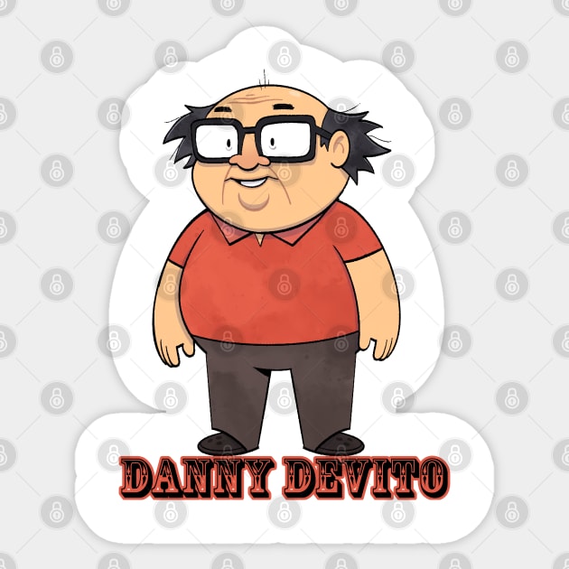 danny devito Sticker by Illustration Planet